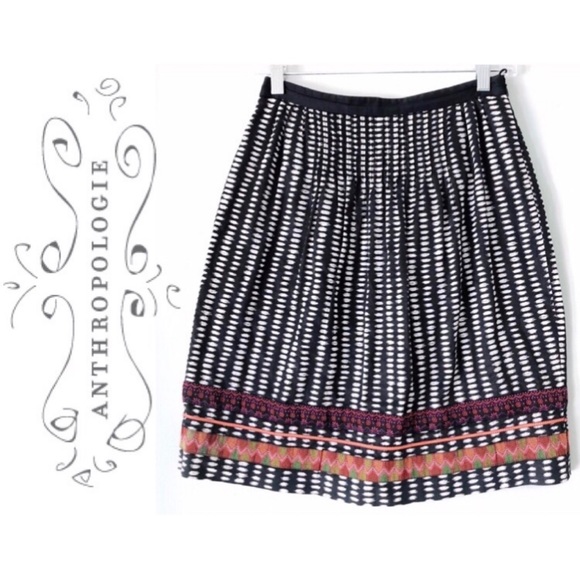 Anthropologie Dresses & Skirts - Anthropologie | Beribboned Rings Skirt